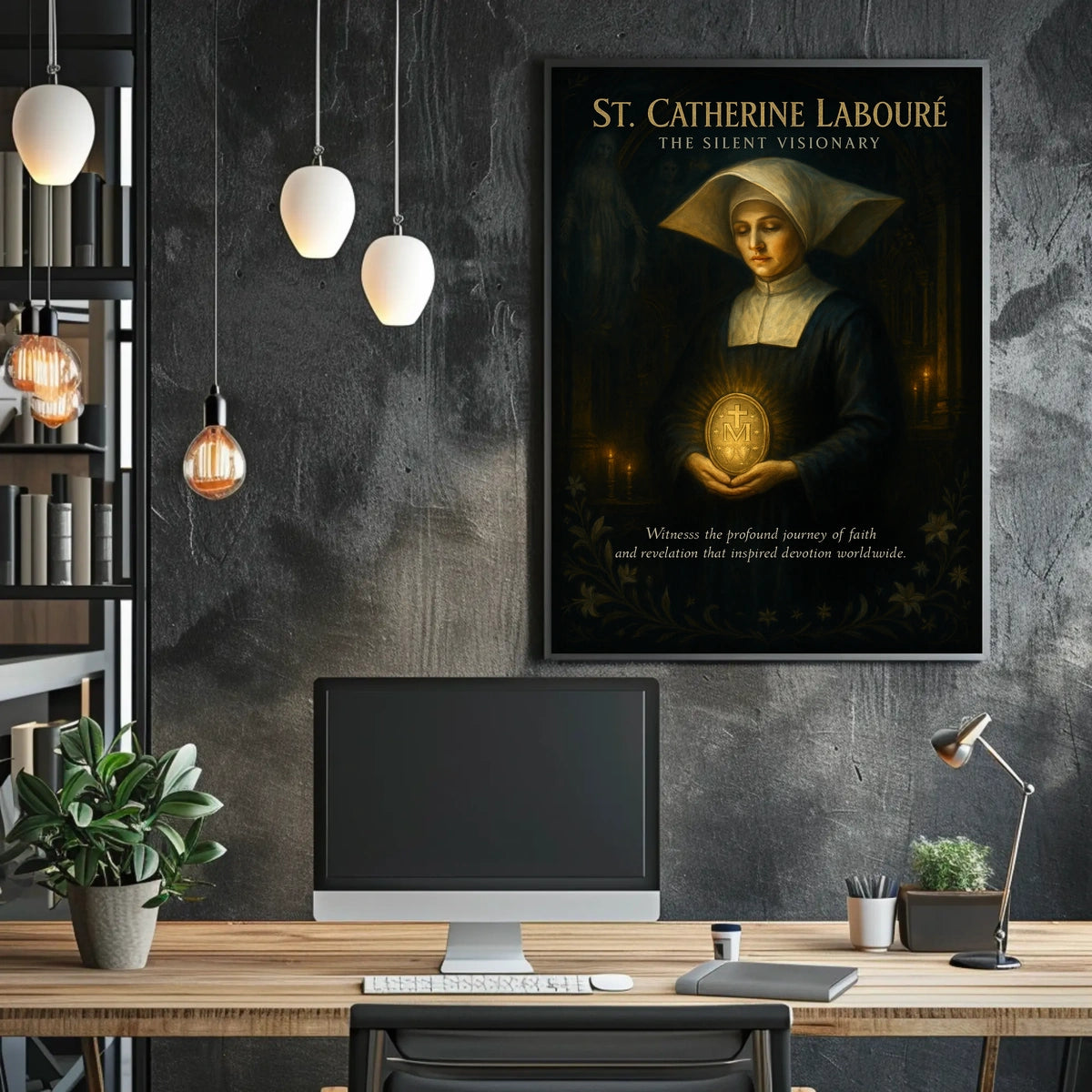 St. Catherine Labouré The Silent Visionary Poster