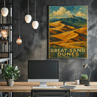 Great Sand Dunes National Park Scenic Wanderlust Poster