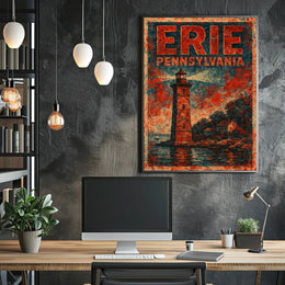 Erie, Pennsylvania Lighthouse Poster