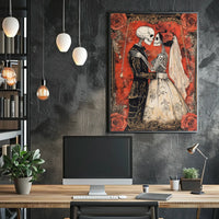 Day of the Dead Wedding Cultural Heritage Poster