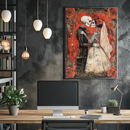 Day of the Dead Wedding Cultural Heritage Poster
