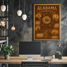 Alabama A Historical Overview Poster
