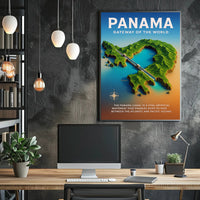 Panama Gateway of the World Poster PosterGoat