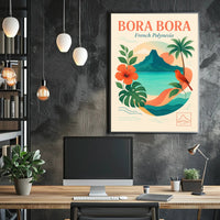 Bora Bora French Polynesia Poster PosterGoat