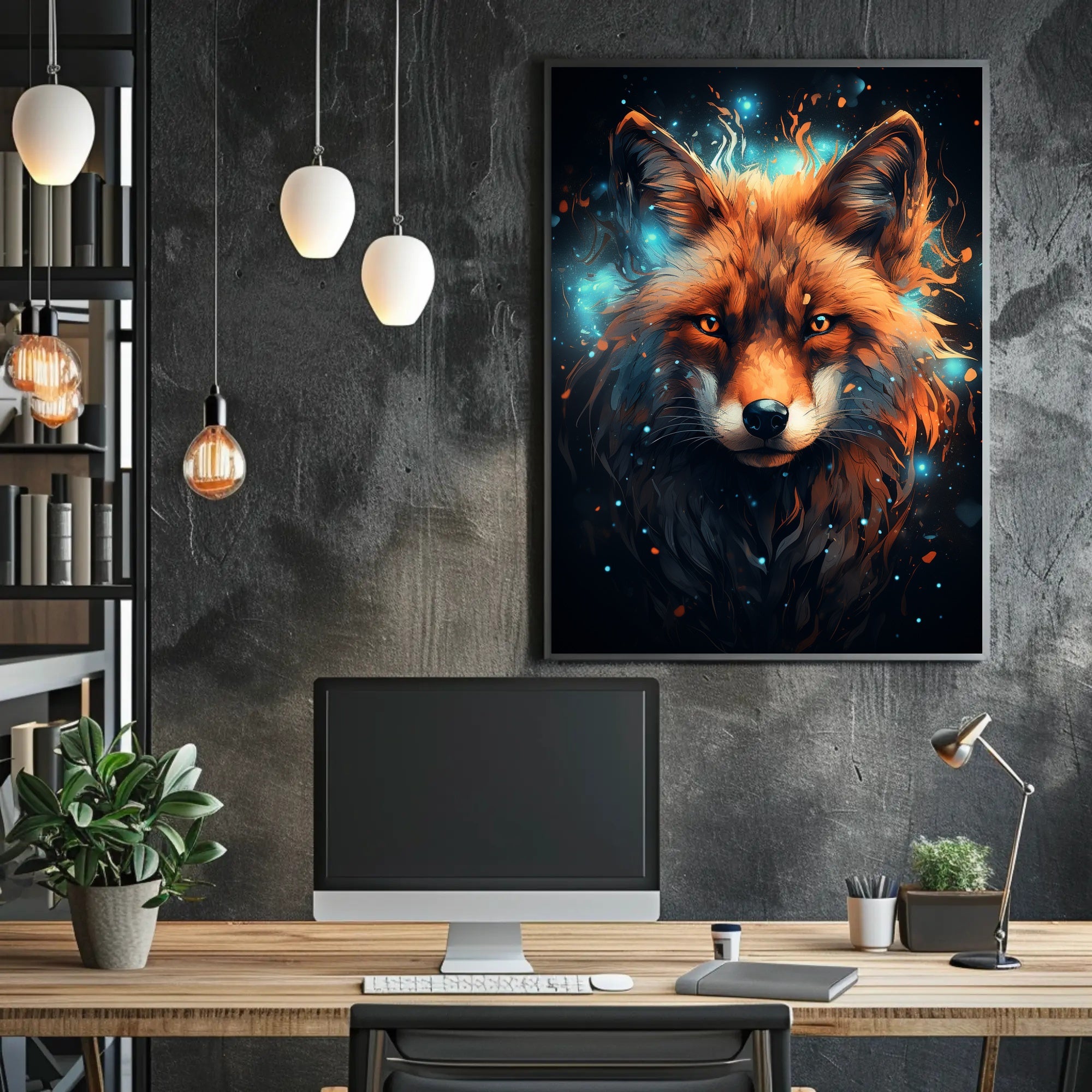 Mystical Fox Poster PosterGoat