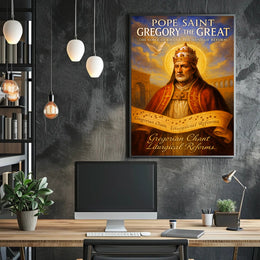 Pope Saint Gregory the Great Poster PosterGoat