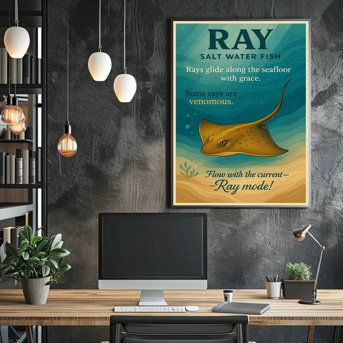 Rays Graceful Sea Dwellers Poster