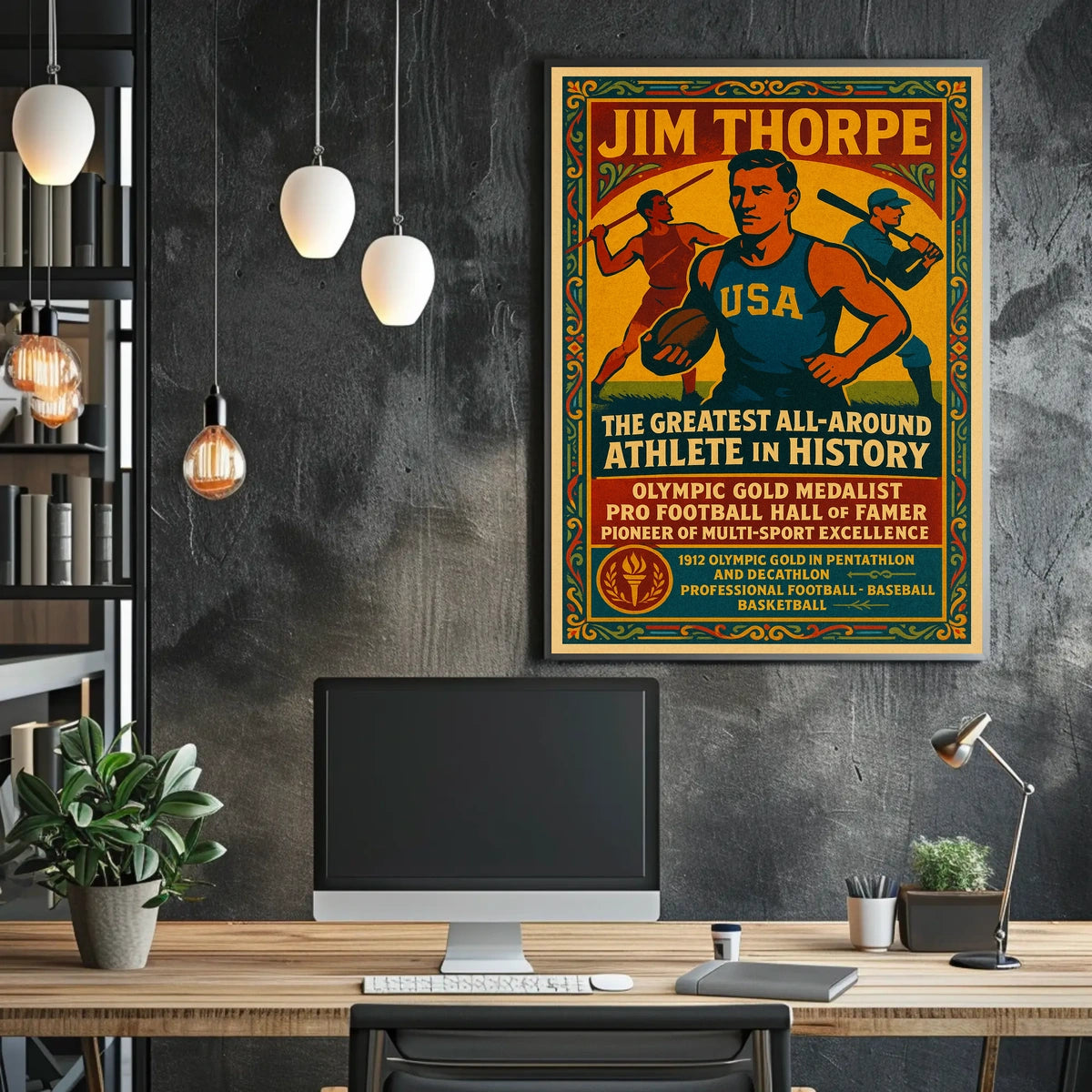 Celebrating a Legendary Athlete Poster