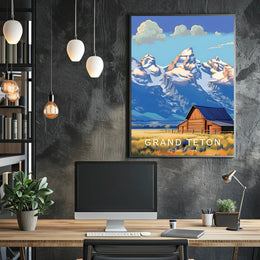 Grand Teton Scenic National Park Poster