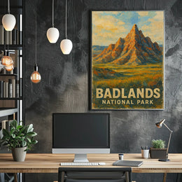 Badlands National Park Poster