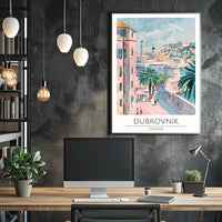Dubrovnik Scenic View Poster PosterGoat