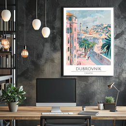 Dubrovnik Scenic View Poster PosterGoat