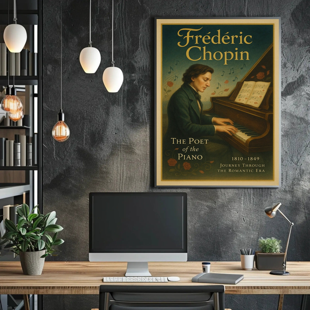 Frédéric Chopin The Poet Of The Piano Poster