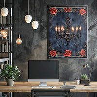 Chandelier Elegance Poster