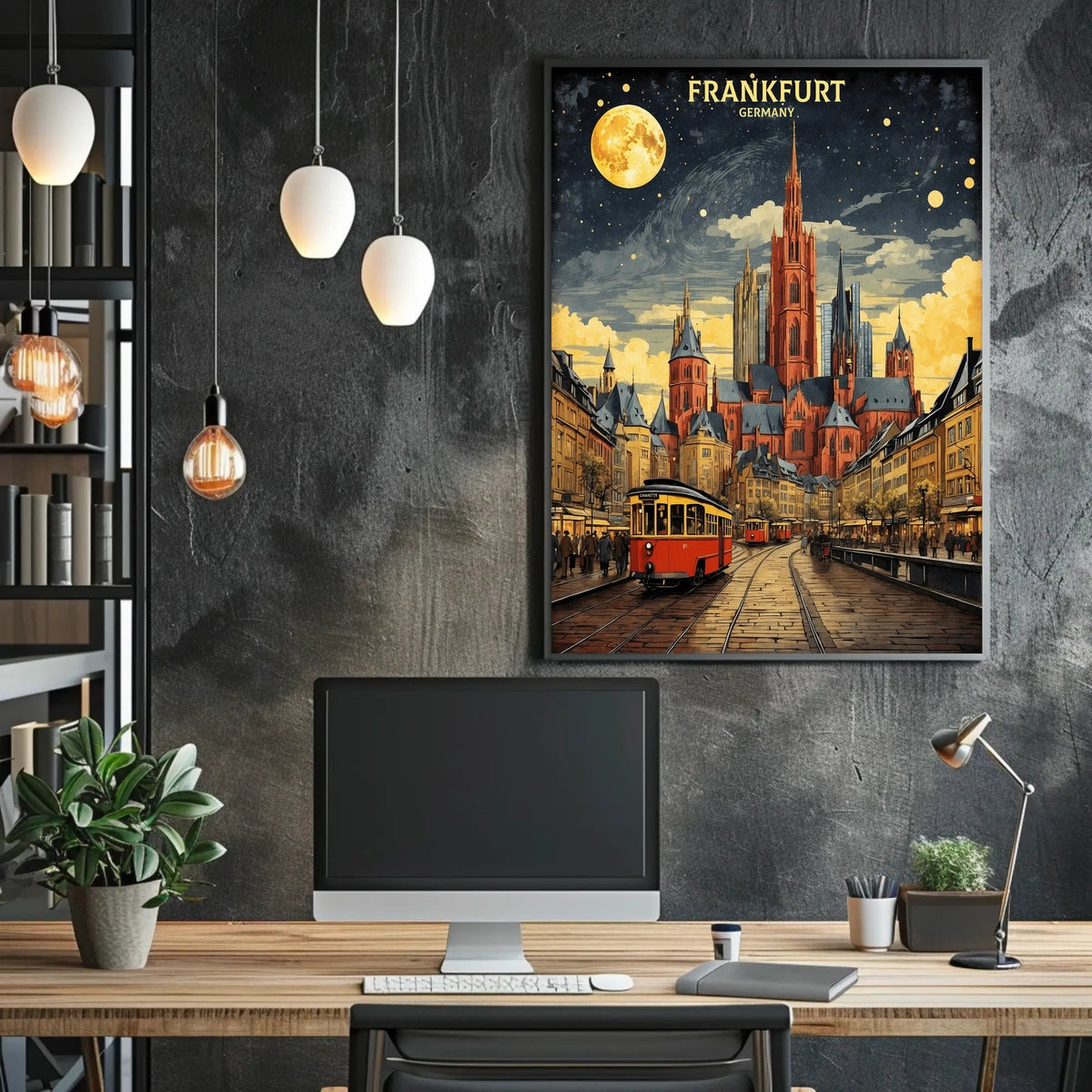 Frankfurt by Night Poster