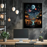 Cosmic Village Poster