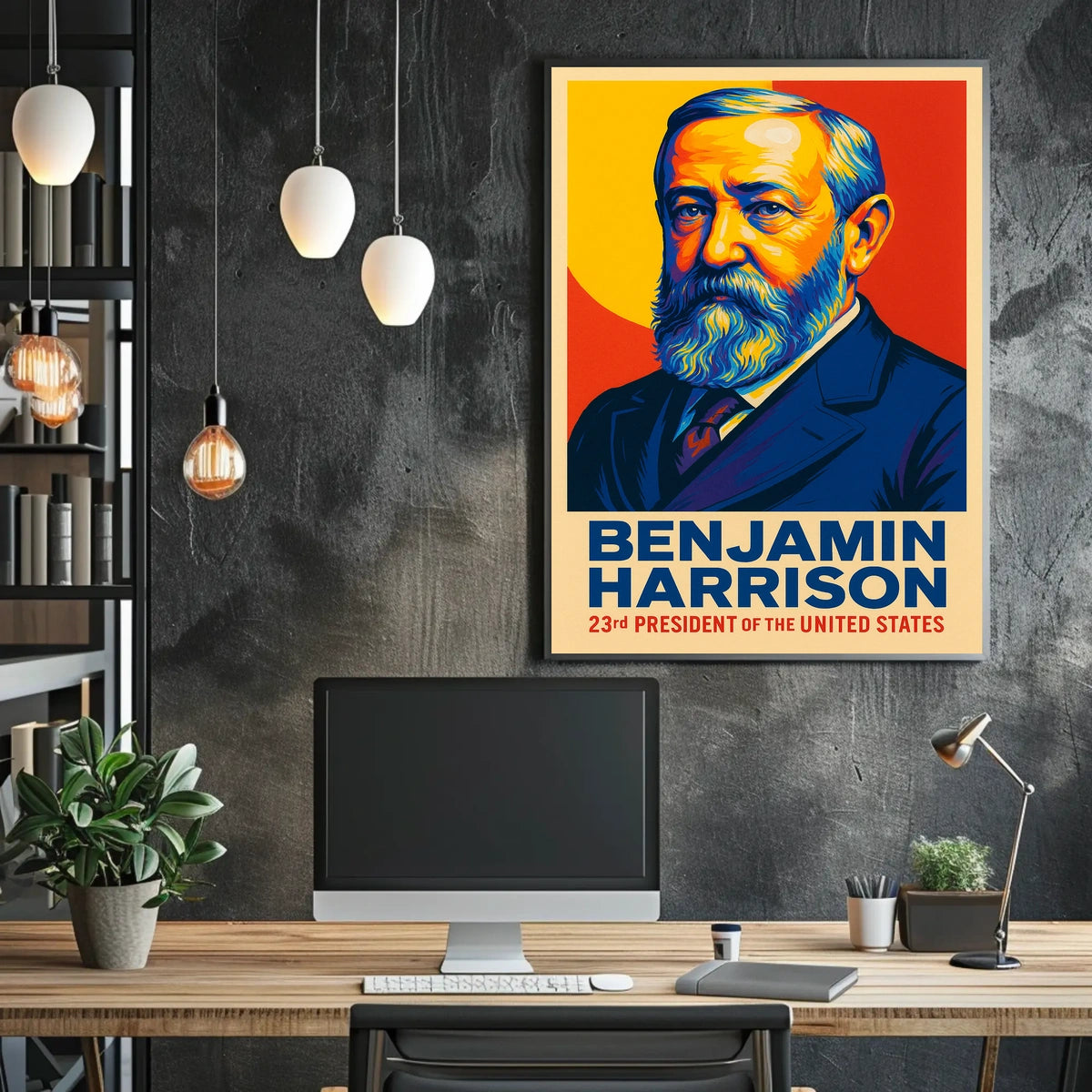 Benjamin Harrison 23Rd President Poster
