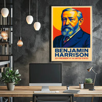 Benjamin Harrison 23Rd President Poster
