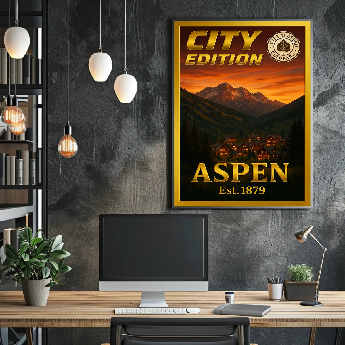 Aspen City Edition Poster