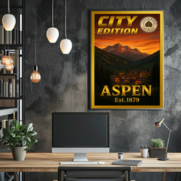 Aspen City Edition Poster