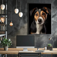 Portrait Of A Dog Poster PosterGoat