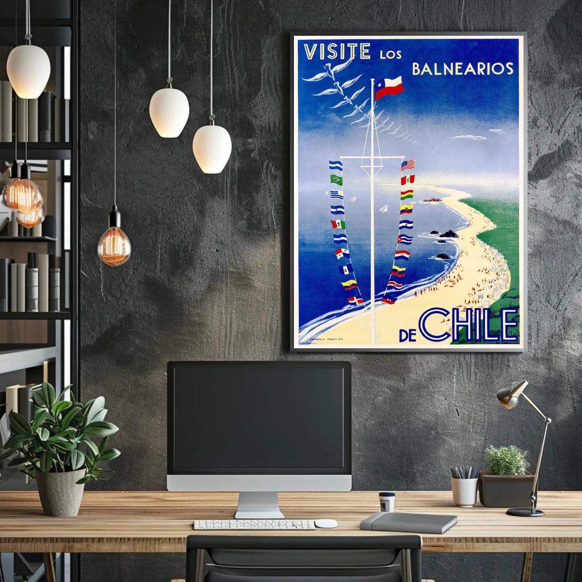 Visit The Beaches Of Chile Poster