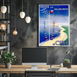 Visit The Beaches Of Chile Poster