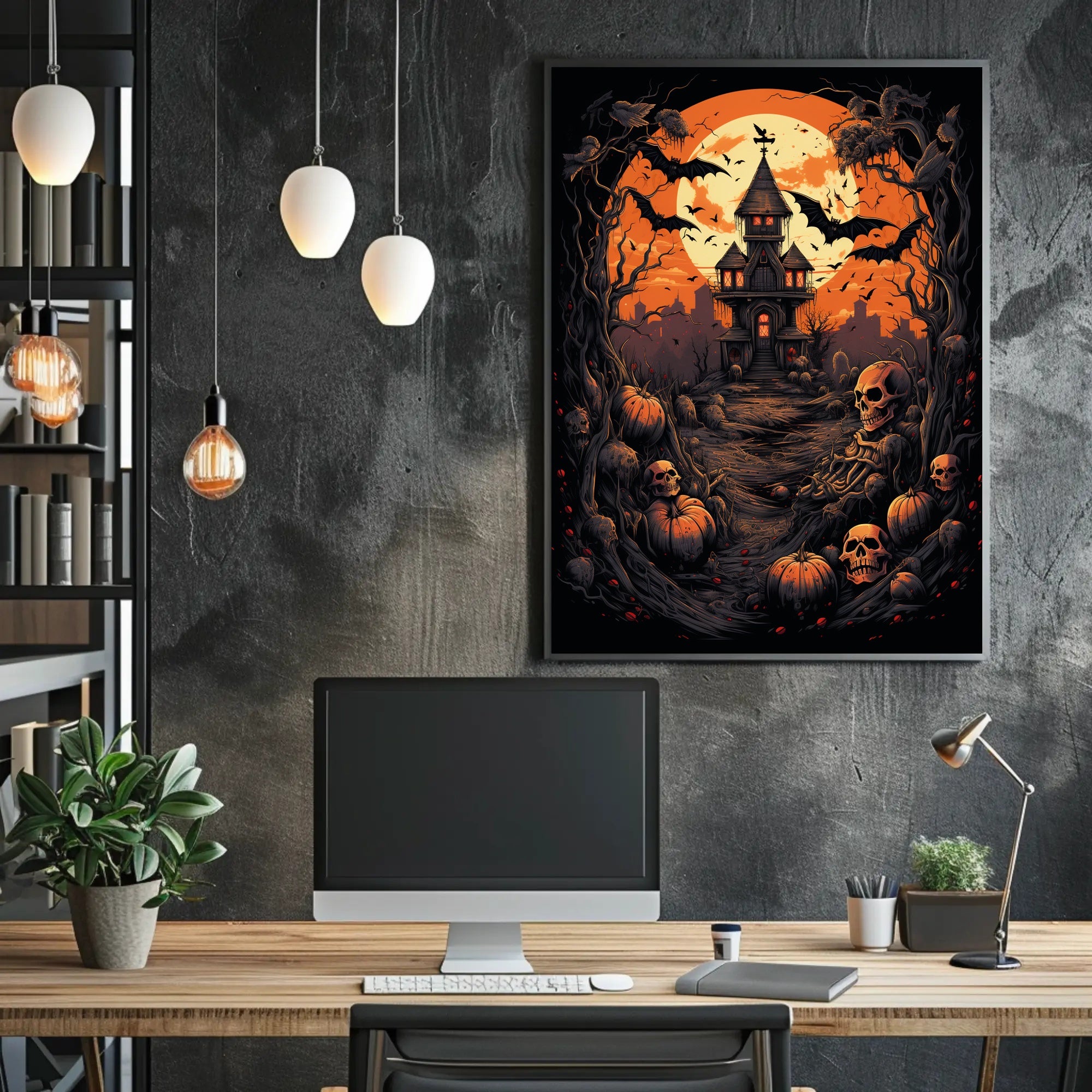 Haunted Halloween Night Poster