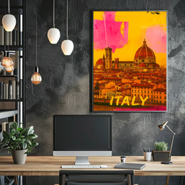 Vibrant Italy Poster