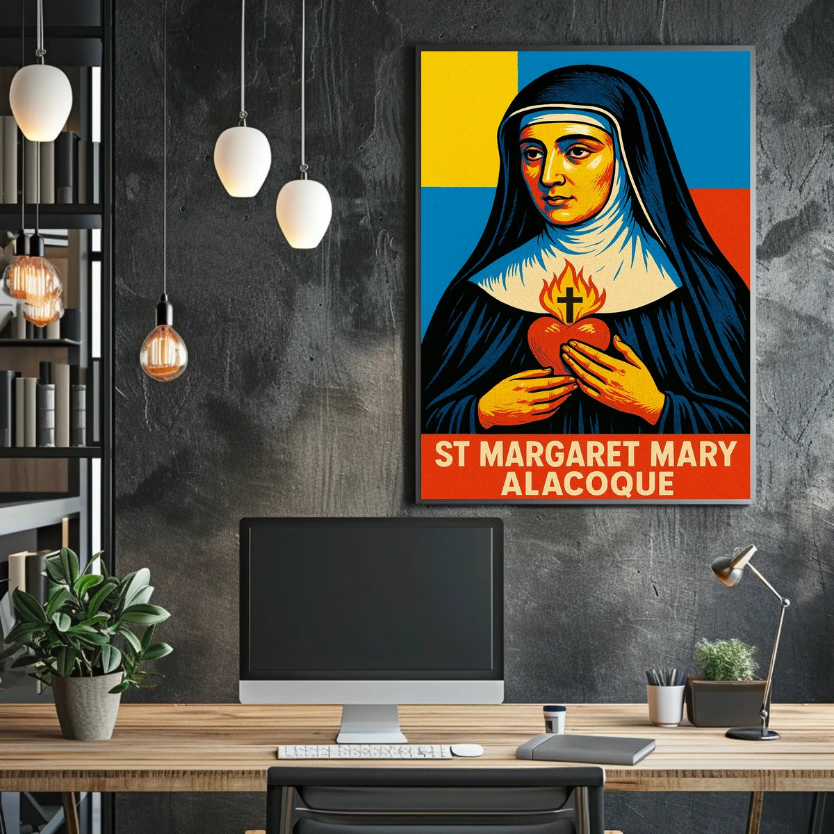 St. Margaret Mary Alacoque Poster