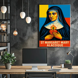 St. Margaret Mary Alacoque Poster