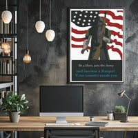 Join the Army: Be a Warrior - Military Recruitment Poster
