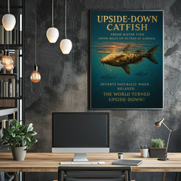 Upside-Down Catfish Poster