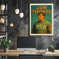 Jim Thorpe Tribute Poster