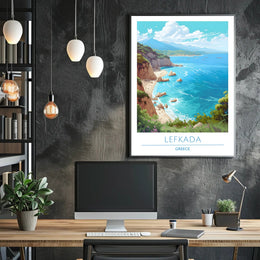 Coastal Beauty of Lefkada Poster