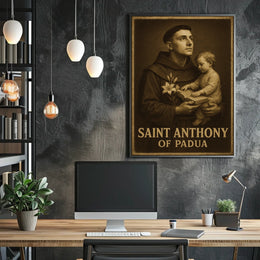 Saint Anthony Of Padua Poster