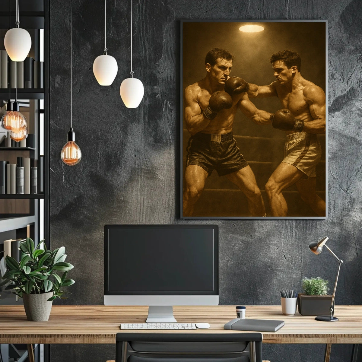 The Boxing Match Poster