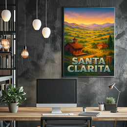 Santa Clarita Scenic Landscape Poster
