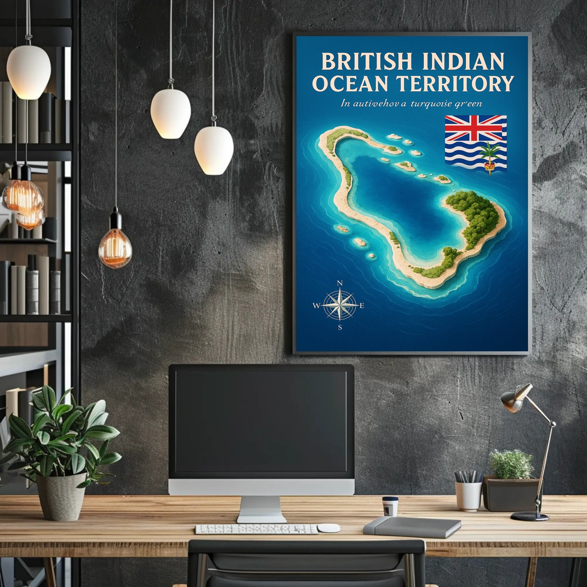 British Indian Ocean Territory Poster PosterGoat