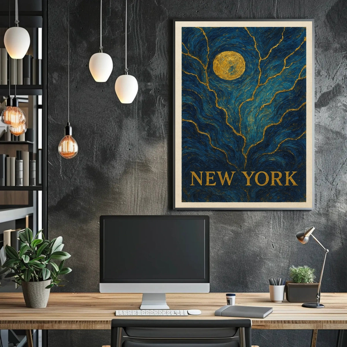 New York Nightscape Poster
