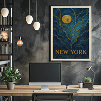 New York Nightscape Poster