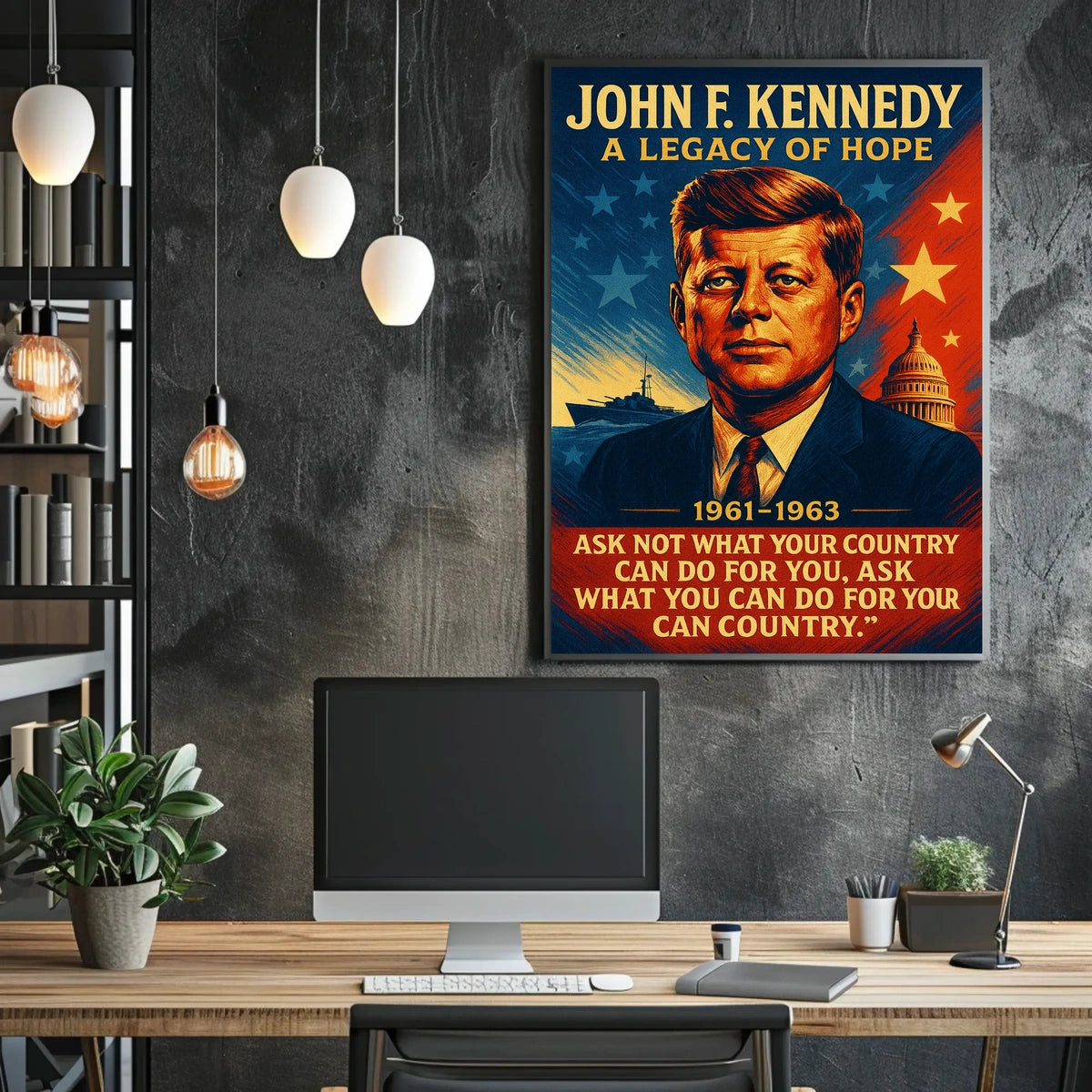 John F. Kennedy – A Legacy of Hope Poster
