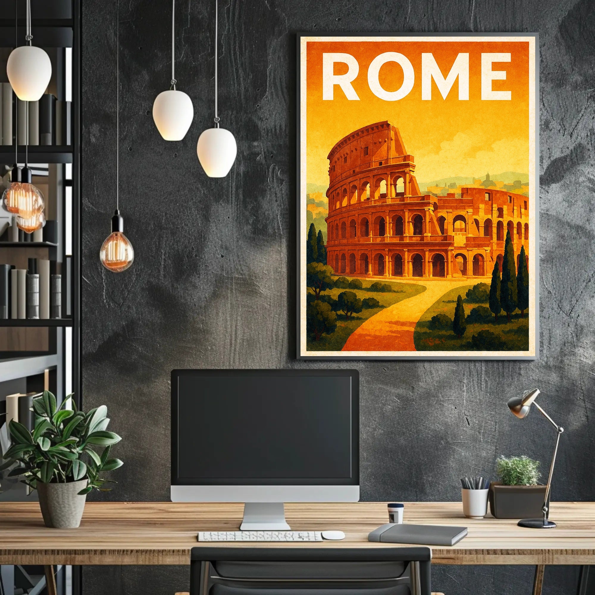 Rome Travel Poster PosterGoat