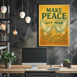 Make Peace Not War Poster