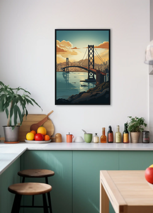 San Francisco Bay Bridge Poster