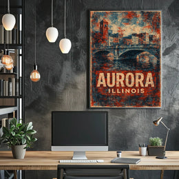 Aurora, Illinois Poster