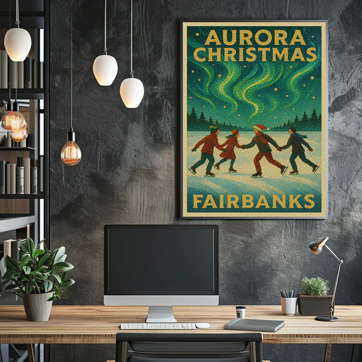 Fairbanks Aurora Poster