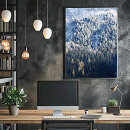Winter Forest Serenity Poster