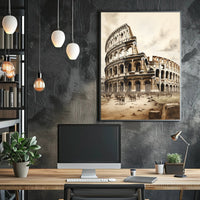 The Colosseum A Timeless Icon Poster