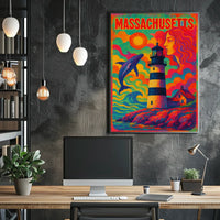 Massachusetts Dreamscape Poster